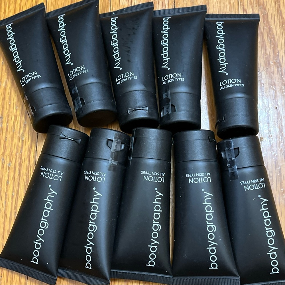 Bodyography travel size vegan luxury body lotion lot of 10 unisex